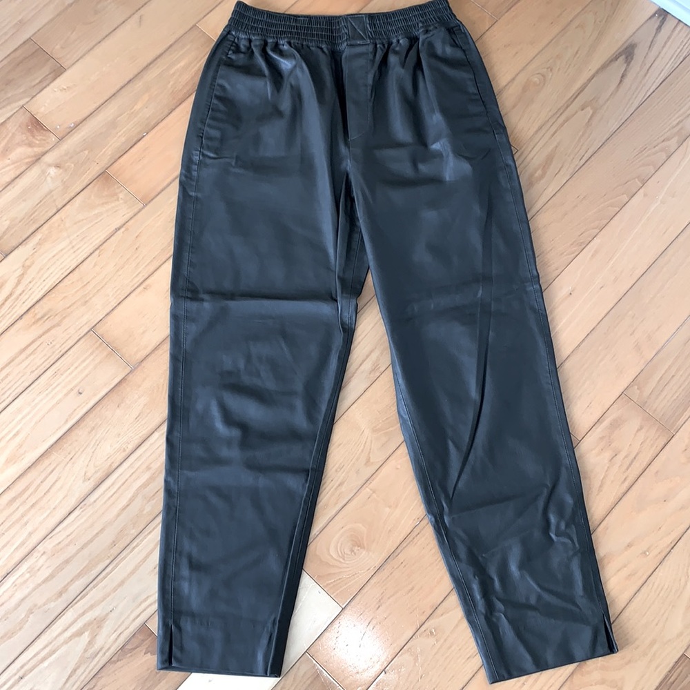 Zara faux leather pants